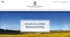 Desktop Screenshot of domainedelauzieres.com